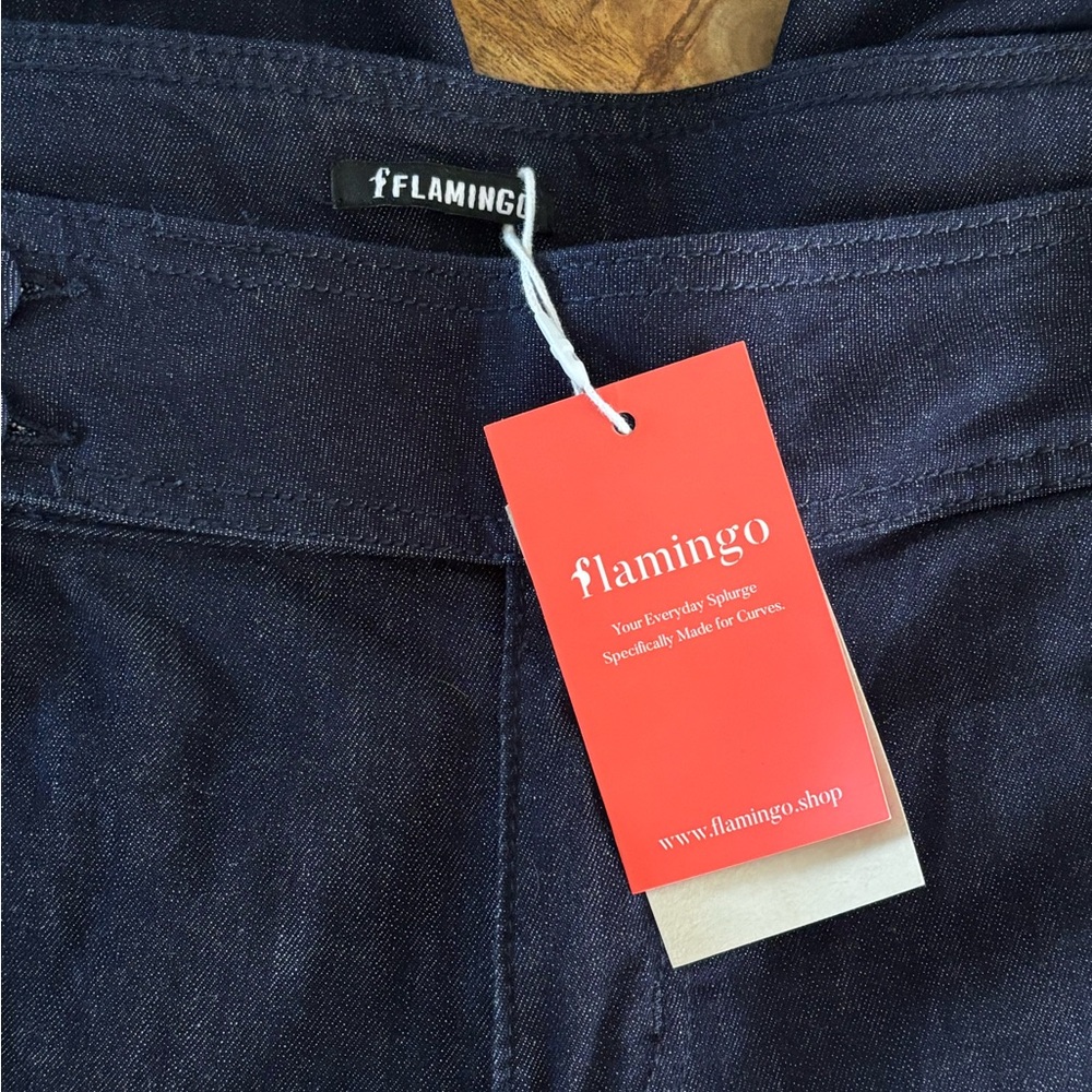 Flamingo Women's Dark Blue Flare Jeans